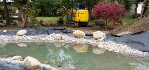 Teiche, Brunnen und Wasserspiele